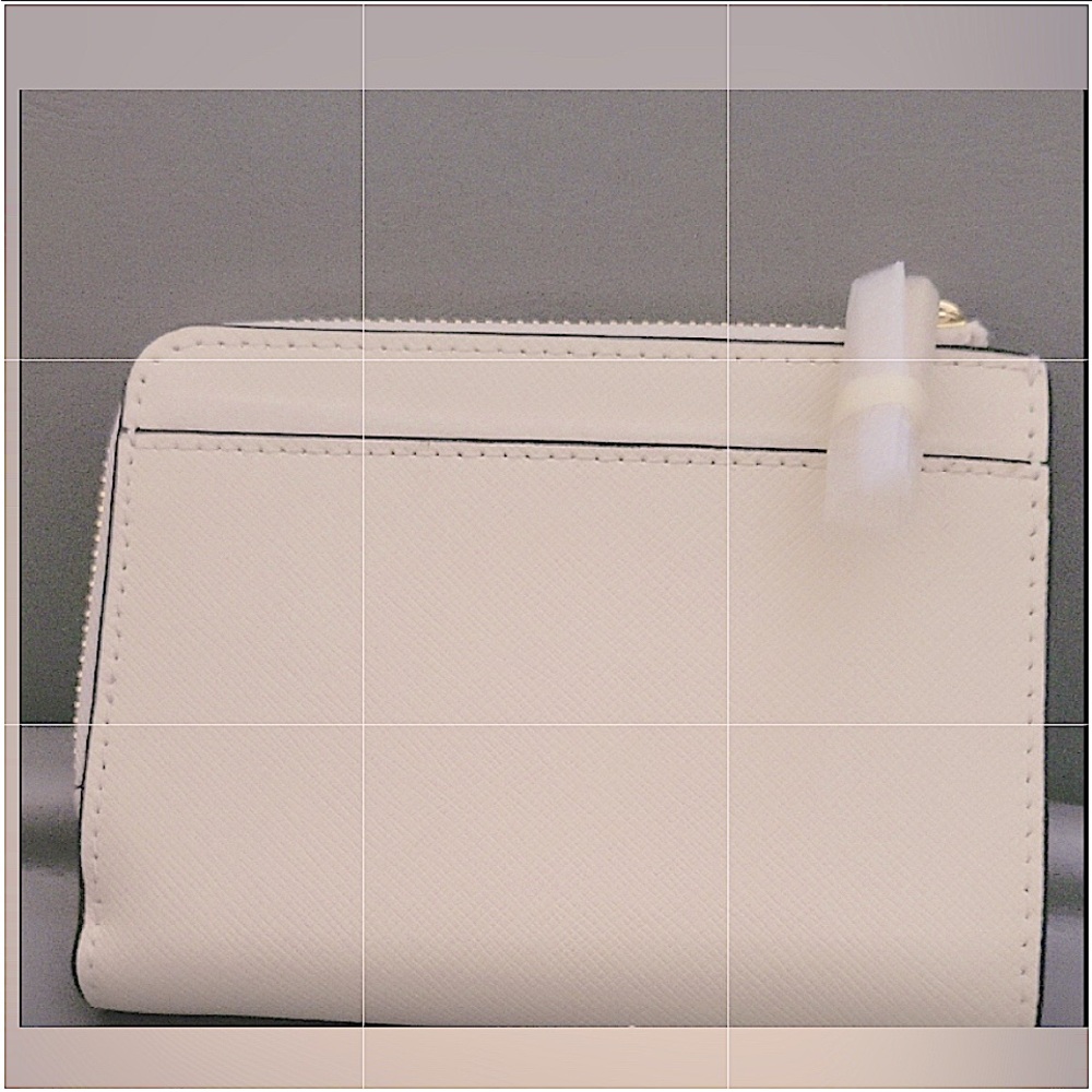 kate spade Cream and Black Compact Zip Wallet - Picture 2 of 3